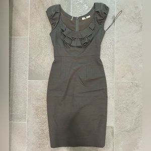 Rebecca Taylor ruffle neck size 0 dress